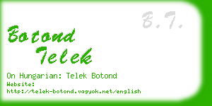 botond telek business card